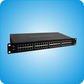 24路機架式網絡信號防雷器  LK-SPD-RJ45-24CH